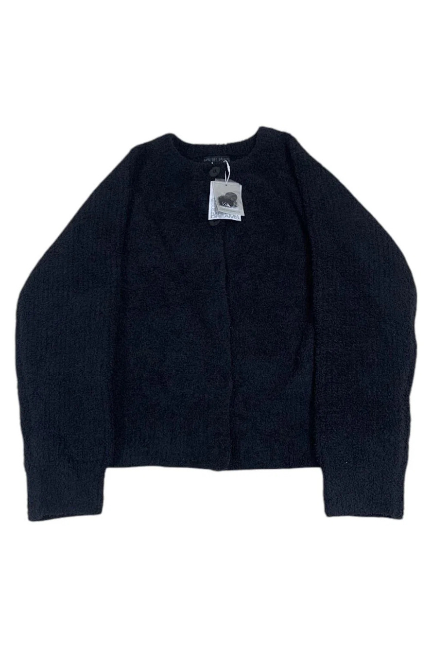 Barefoot Dreams Women's Raglan Button Front Cardigan Blk - Regular